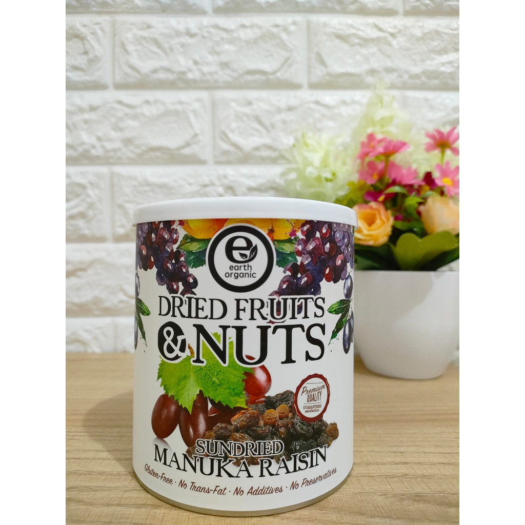 

Earth Organic Dried Fruity & Nuts Manuka Raisin 325g