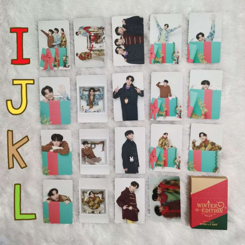 READY STOCK OFFICIAL DAY6 2020 WINTER EDITION PHOTOCARD SET EVEN OF DAY - PHOTO CARD PC - PART 2