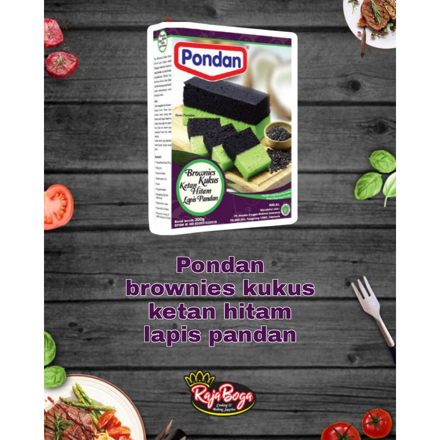 

PONDAN BROWNIES KUKUS KETAN HITAM LAPIS PANDAN 300 GRAM