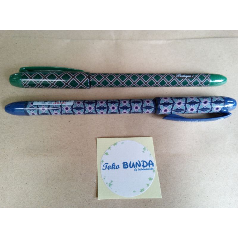 

Joyko Ballpoint Pulpen Batik Hitam 0.5mm GP 196 Batique1