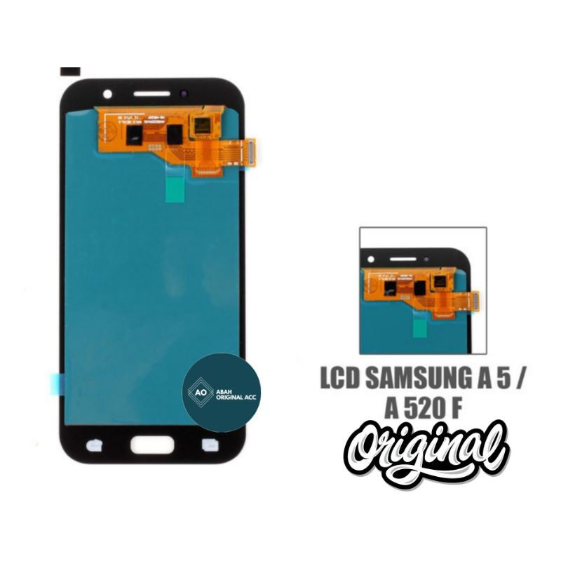LCD SAMSUNG A520 A5 2017 ORI AMOLED OLED FULLSET TOUCHSCREEN 100 PERSEN ORI