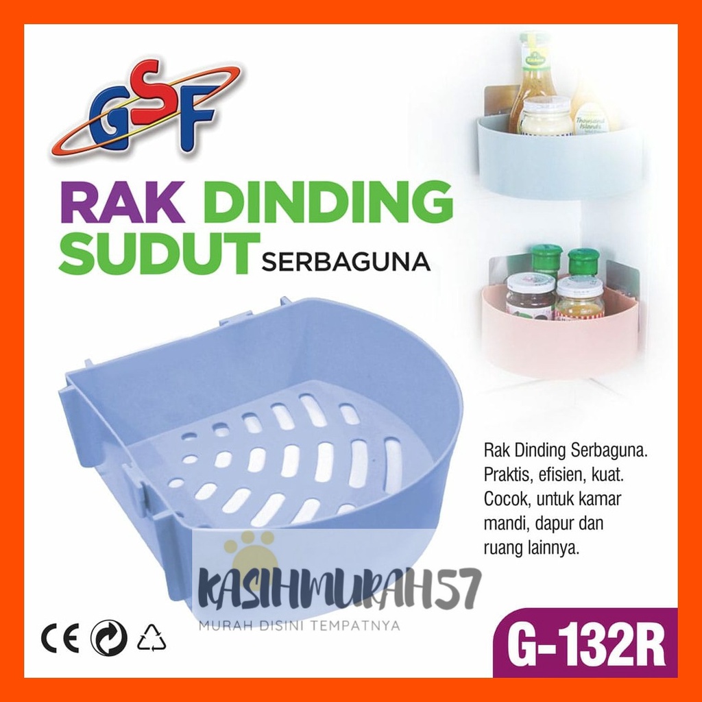 RAK SUDUT PLASTIK TEMPEL / PLASTIK RAK SUDUT KAMAR MANDI TEMPEL/ RAK TEMPEL SUDUT KAMAR MANDI