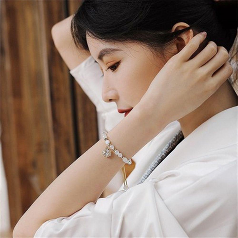 Preva Opals Charm Gelang Tangan Pesta Wanita Perhiasan Aksesoris Gelang Rantai