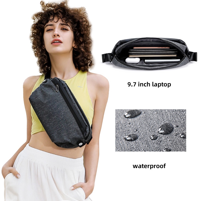 BG7532 Tas Selempang Bange Sling Shoulder Chest Bag Pria Cowok Ringan