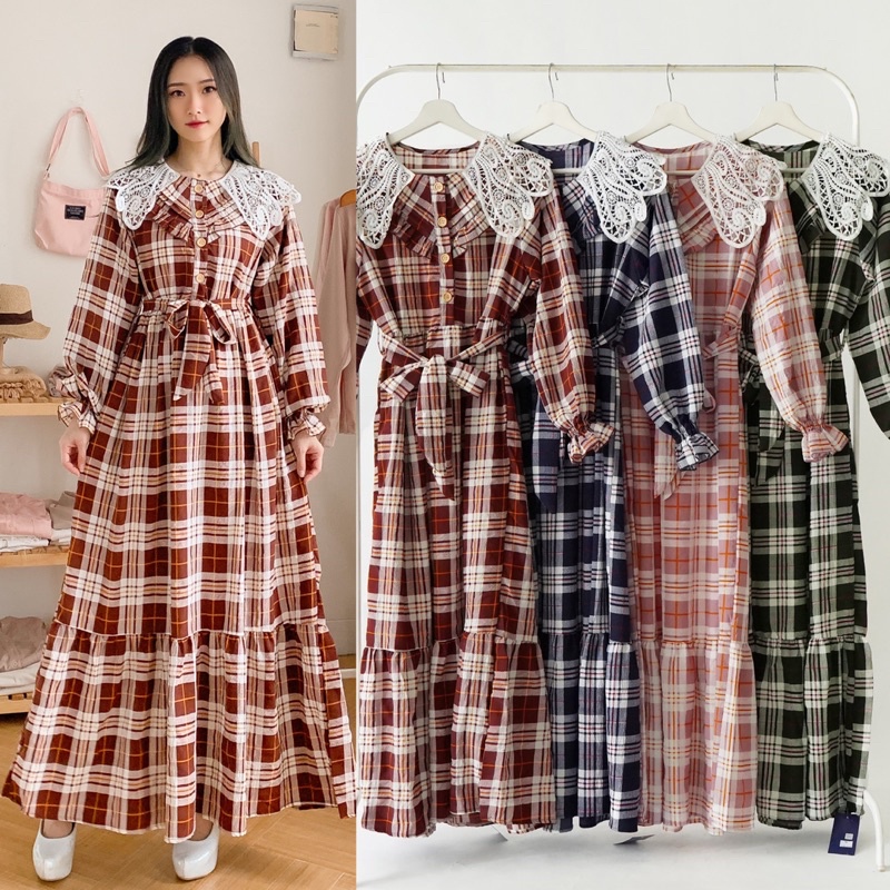 PGMTA SHOP - GAMIS elegancy Syari 4warna