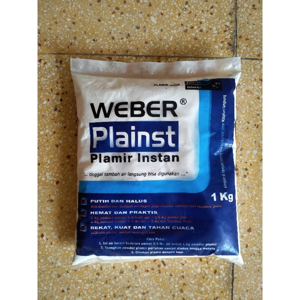 Plamir tembok 1 kg weber