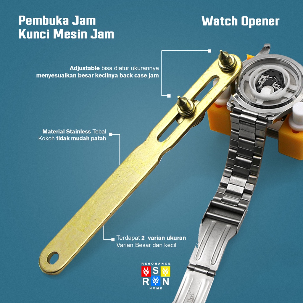 Alat Pembuka Penutup Casing Jam Tangan Stainless Resonance Home