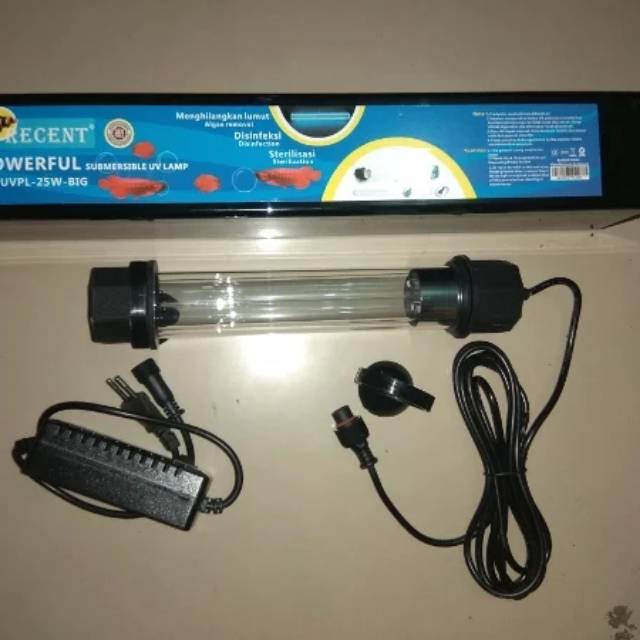 Lampu UV  Aquarium  Kolam Ikan Big RC - UVPL - 25 Watt - Big-- Lampu  UV Kolam