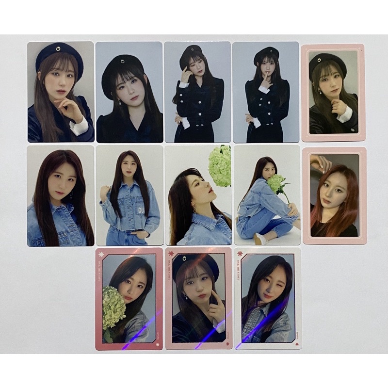 Photocard IZONE Trading Card One The Story Chaeyeon set