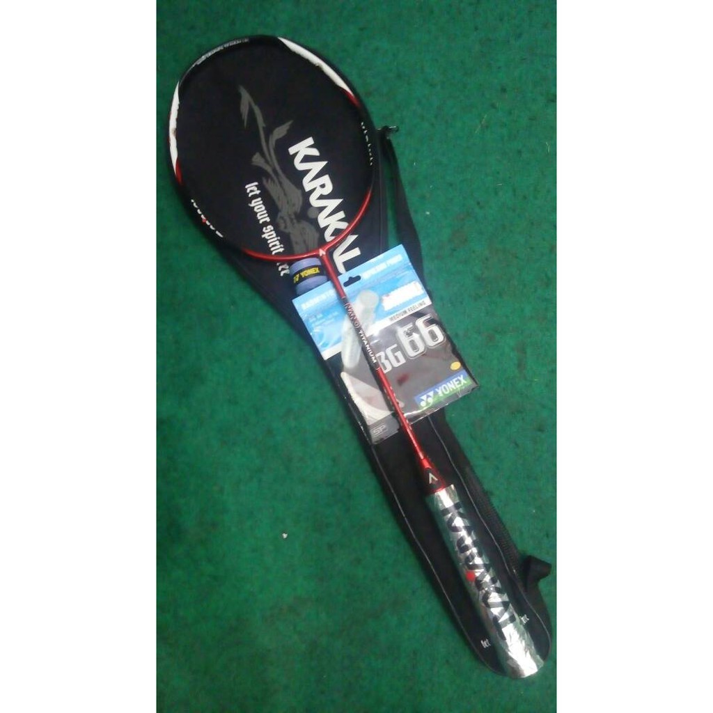 Jual raket badminton KARAKAL tour gel Terlaris