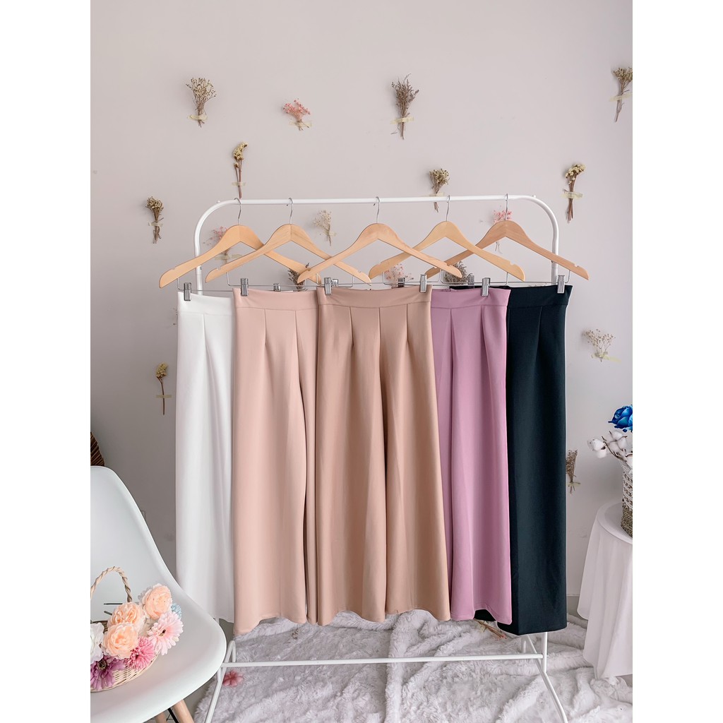 Sweet Berry - Petite Kulot / Celana Kulot Panjang Bahan Scuba-1