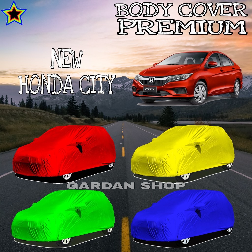 Sarung Mobil NEW HONDA CITY Polos WARNA Body Cover Honda PREMIUM