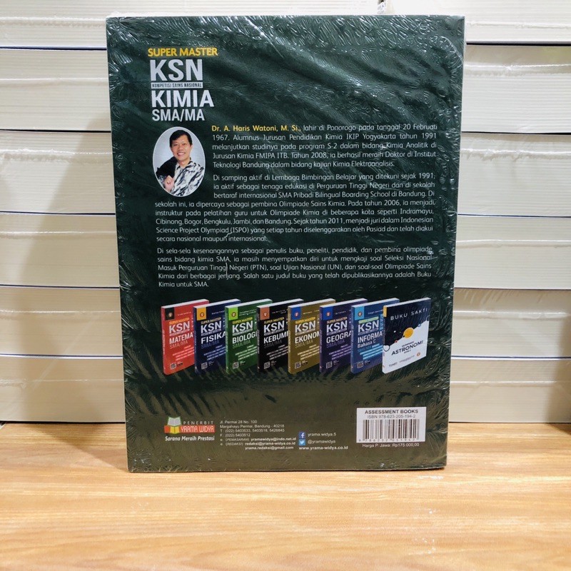 Buku Olimpiade Super Master KSN Kimia SMA/MA - Penuntun Menuju ICHO Yrama Widya Original 100%-4