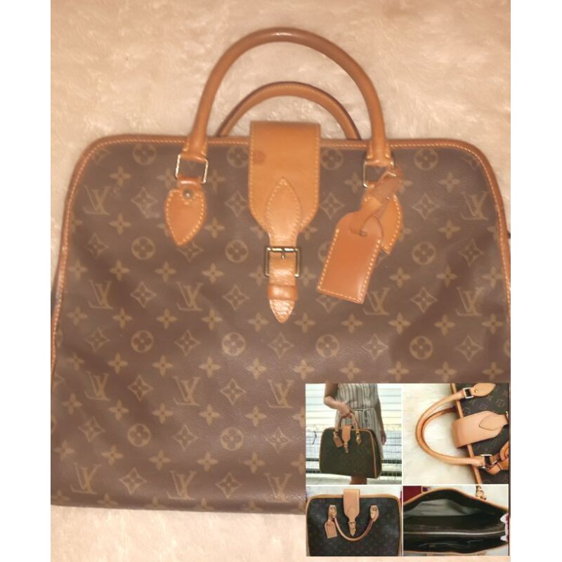 Preloved LV rivoli monochrome tas kantor - tas file - business bag