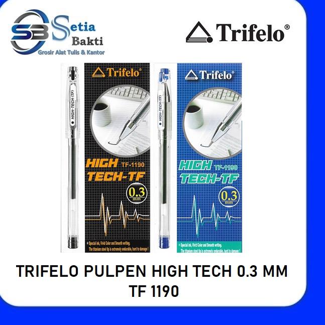 

⇧ TRIFELO Pulpen High Tech Gel Ink TF 1190 0.3mm - 1 Pcs ギ