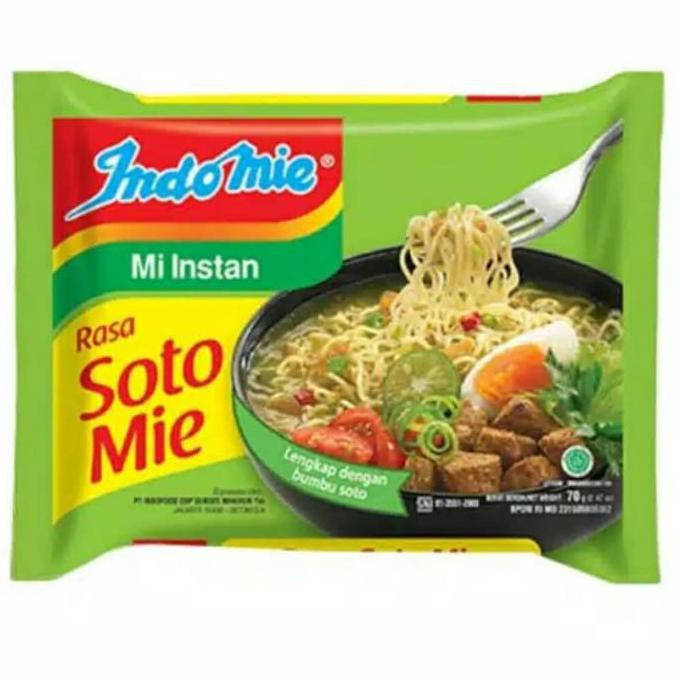 

Terlaris# Indomie Soto Mie - 1 Dus (40 Bks)