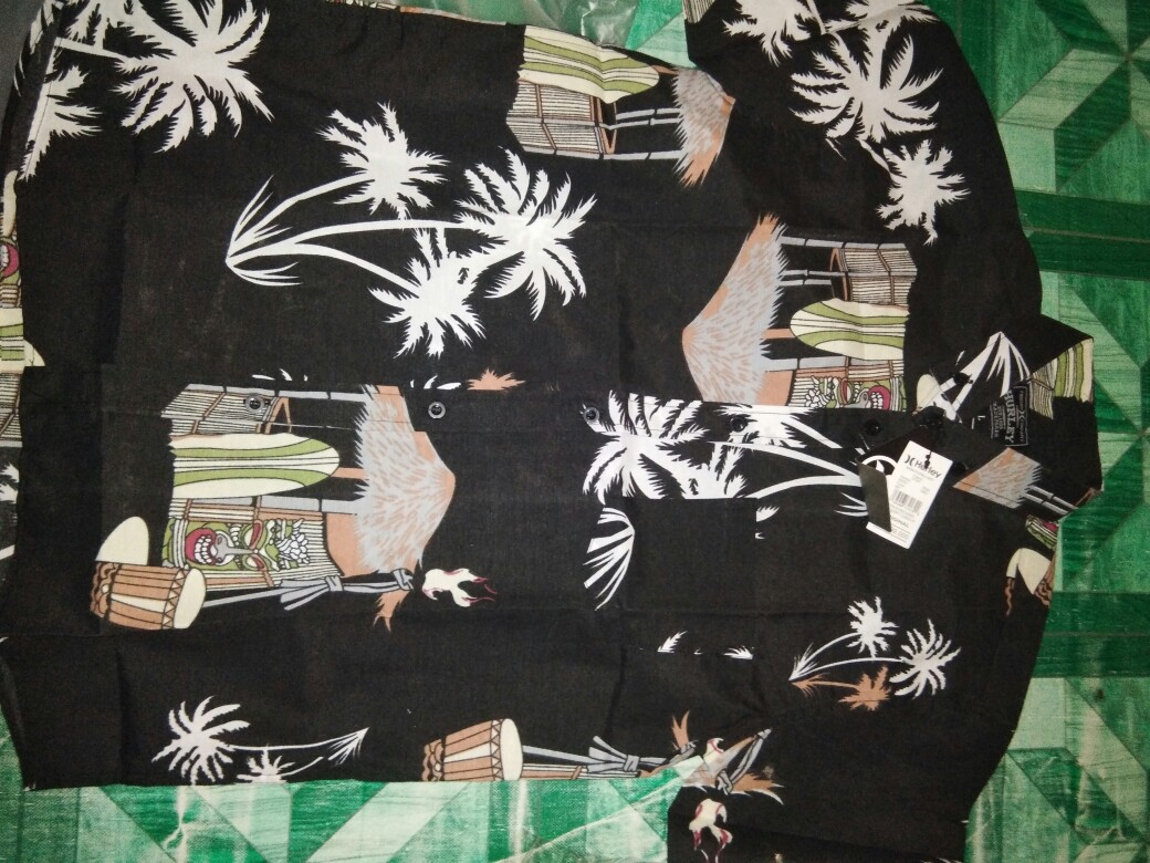 Kemeja Pria Motif Lengan Pendek Distro Casual Kasual