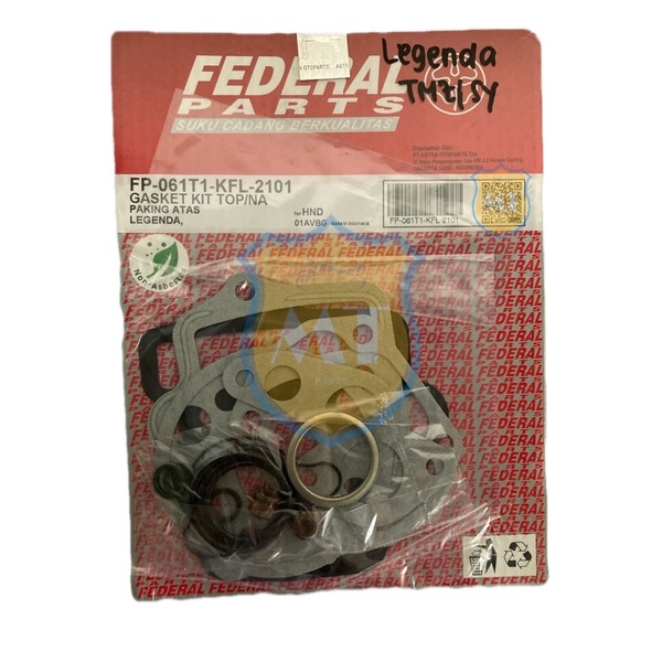 Paking Gasket Top Set Legenda, Supra Fit New dan Revo Lama Federal Astra Otoparts