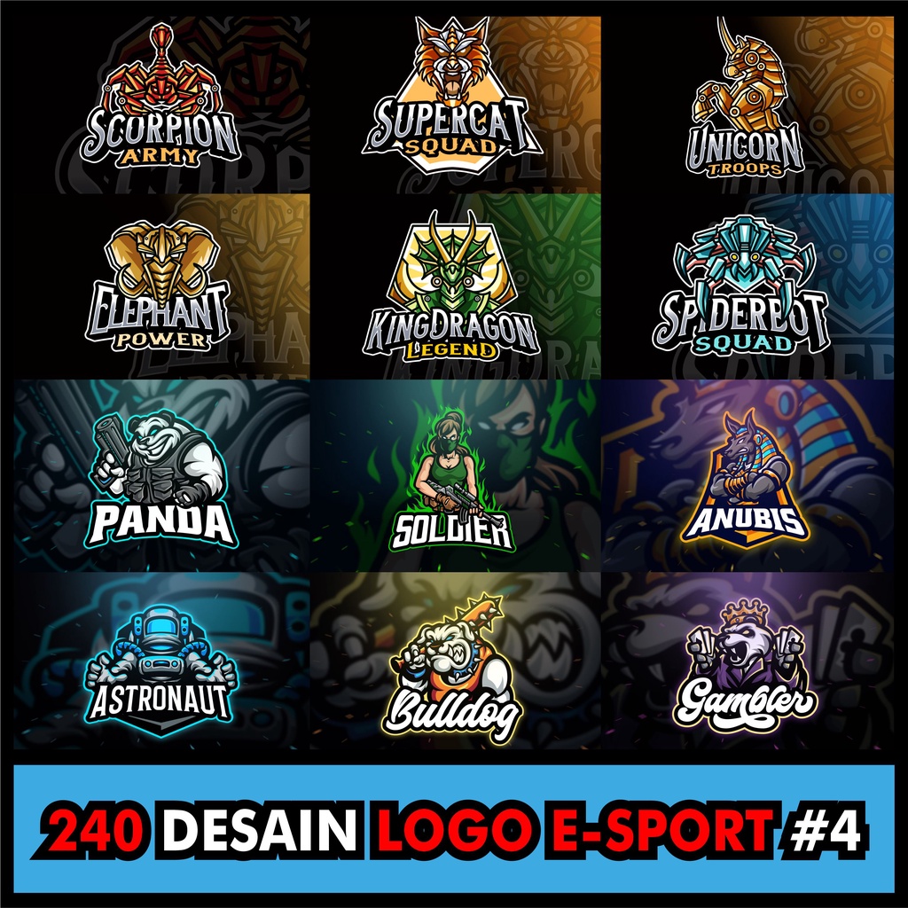 DESAIN LOGO E-SPORT #4