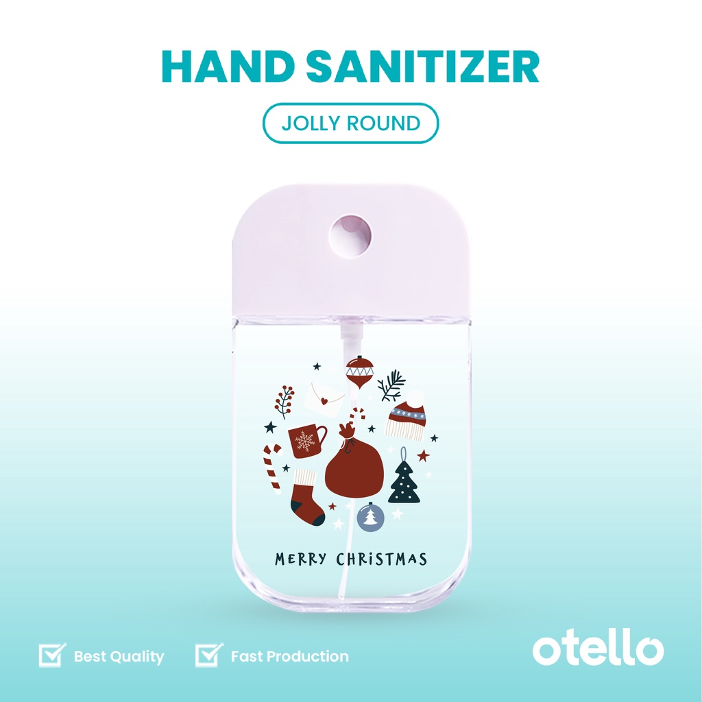 Otello Hand Sanitizer Christmas Pocket Spray Custom Kado Natal Gift Hampers