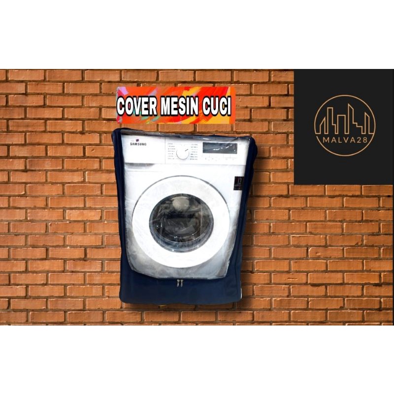 COVER MESIN CUCI FRONT LOADING BUKAAN DEPAN-Navy