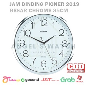 angelswatch jam dinding minimalist list chrome pioneer 2019 original free baterai