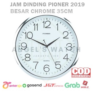 angelswatch jam dinding minimalist list chrome pioneer 2019 original free baterai