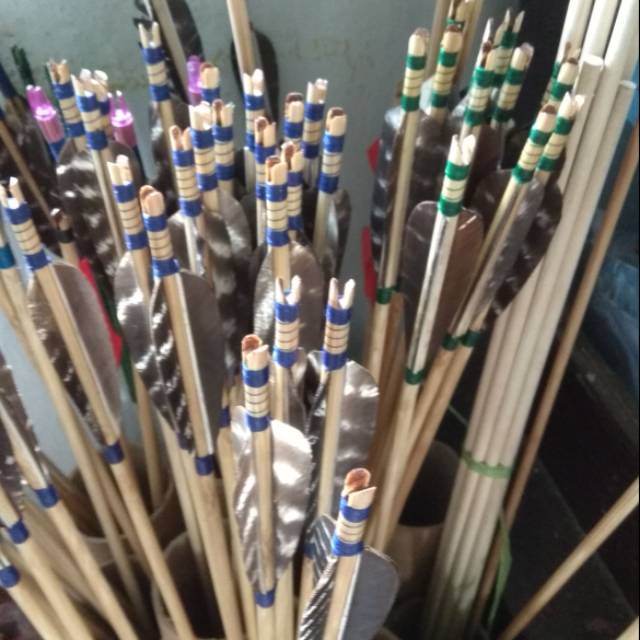 Arrow petung bulu kalkun primer