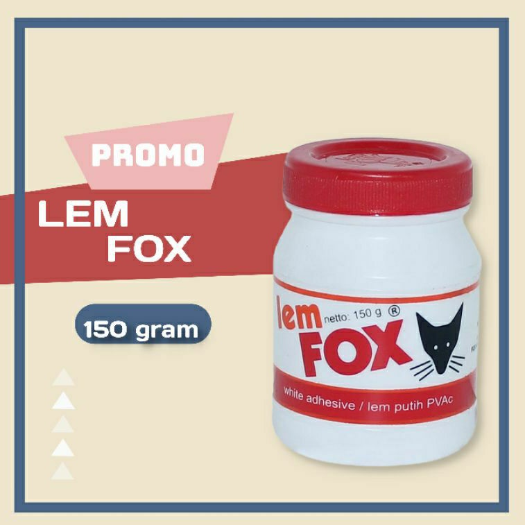 

LEM KAYU FOX 150 GRAM ( 1 PCS )