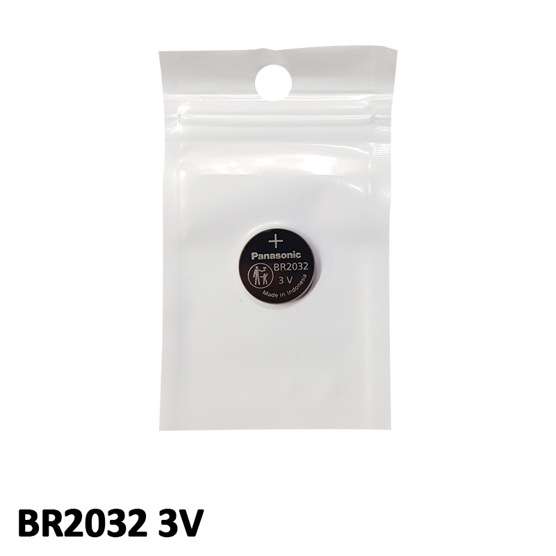 Baterai Koin BR2032 3V Isi 1 - Panasonic Baterai Kancing BR2032 Isi 1 - Baterai Lithium Panasonic BR