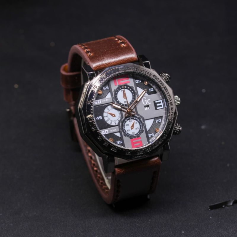 jam tangan pria GC guess colection chrono off premium