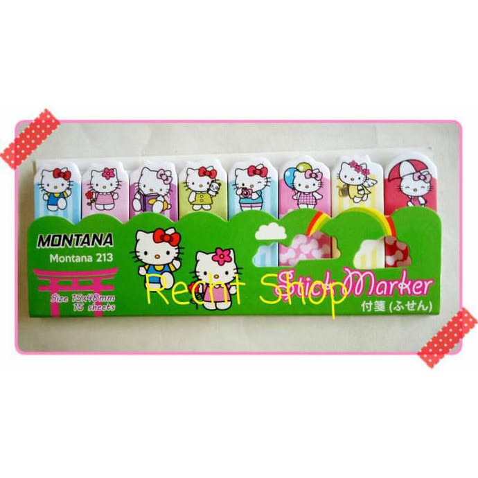 

BEST SELLER pembatas buku kertas / post it / memo stick it karakter hello kitty TERJAMIN