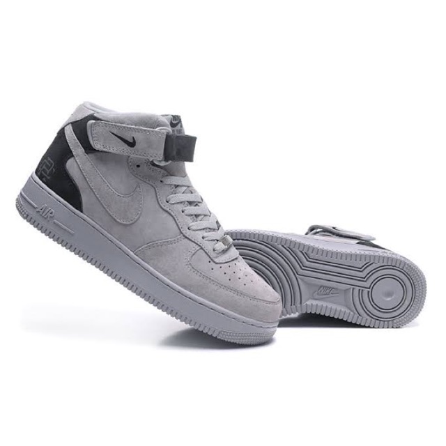 NIKE AIR FORCE 1 MID REIGNING CHAMP GREY UK 40
