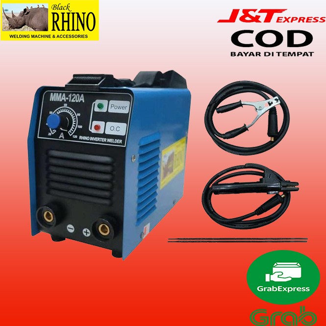 MESIN LAS 450 WATT RHINO BIRU 120A MESIN LAS RHINO TRAVO LAS RHINO LOW WATT