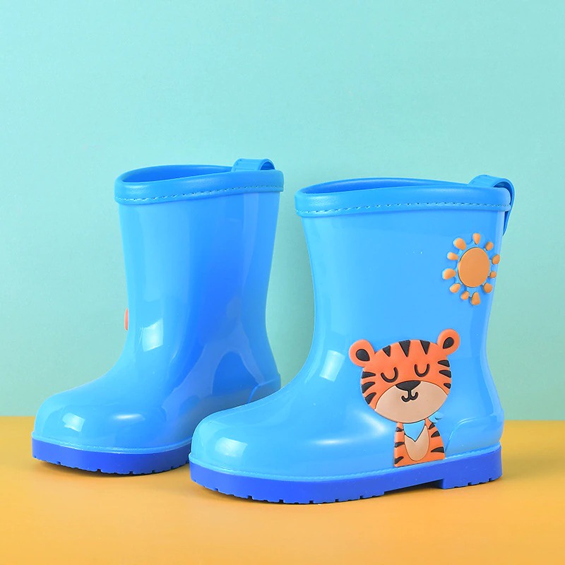 SEPATU BOOTS ANAK PEREMPUAN SAFETY SHOES BOOT ANTI AIR HUJAN KIDS LAKI LAKI BAHAN KARET IMPORT B5