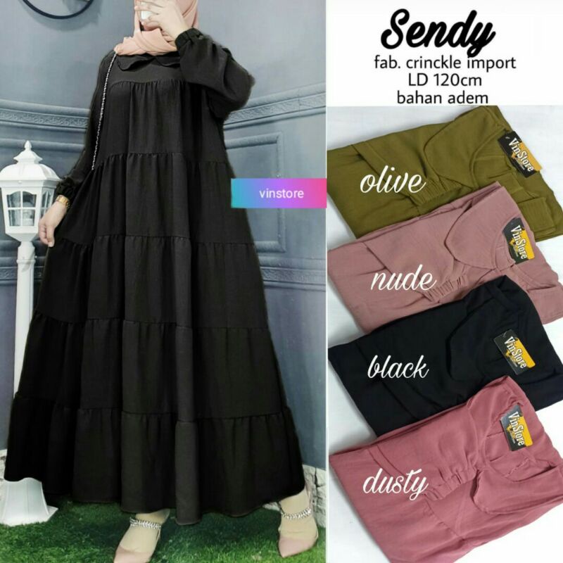 SENDY #7 Maxi Dress Muslim II Vinstore