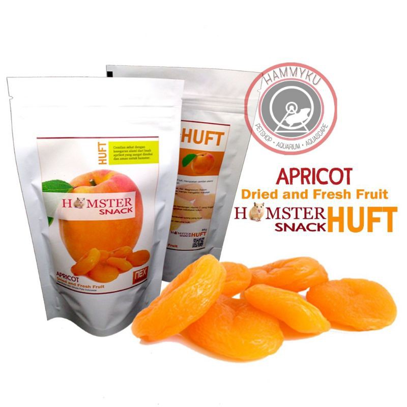 MAKANAN HAMSTER - SNACK HAMSTER DRIED HUFT APRICOT