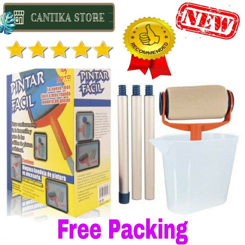  Pintar  Facil Paint Roller Kuas  Cat  Tembok Rumah Shopee 