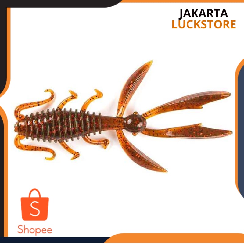 JOHNCOO Umpan Pancing Udang Kecil Shrimp Lure 65mm 10PCS JO10