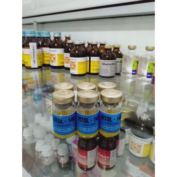 Vitol 140 repack 5 ml vitamin pemacu birahi serta memperbaiki reproduksi hewan jantan & betina sapi 