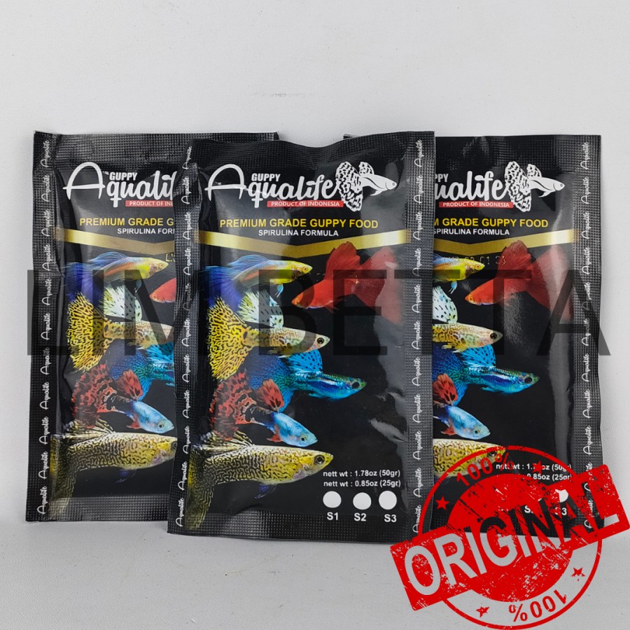 Aqualife Guppy Food/ Pelet Guppy/ Makanan Guppy