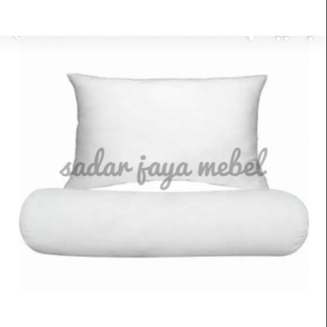 sarung bantal urung bantal resleting katun halus untuk di isi Kapuk/dakron/busa