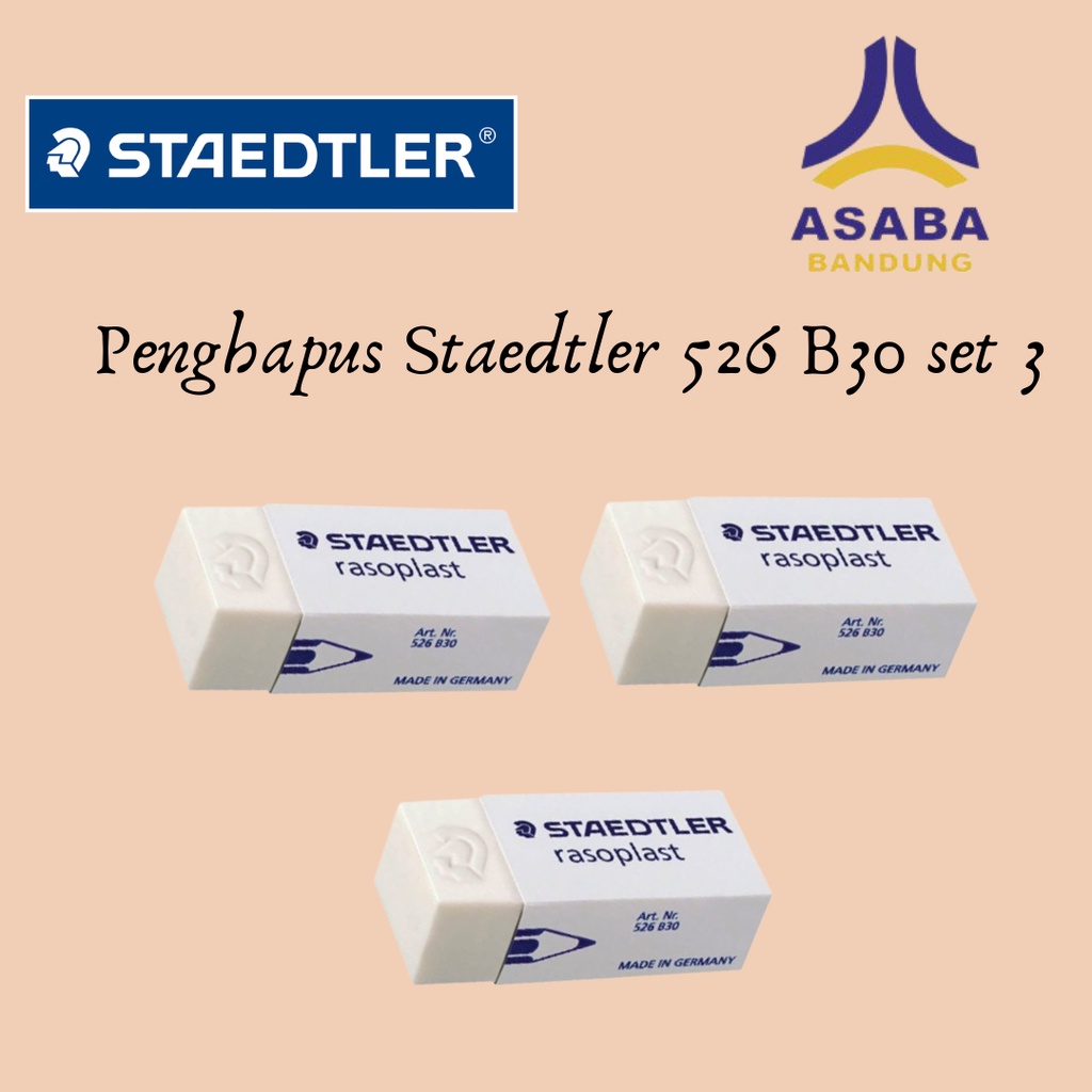 

Asaba Bandung - Staedtler Eraser Rasoplast 526 B30 Set 3