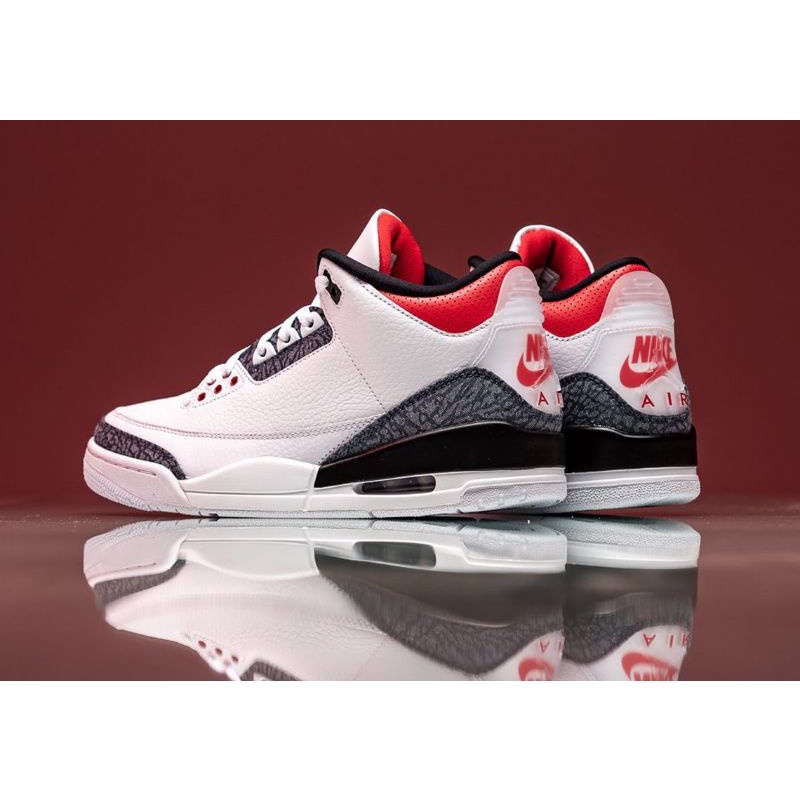 Air Jordan 3 Retro Denim Fire Red