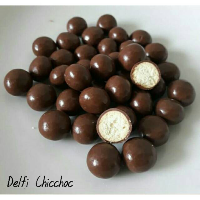 

( 1 kg ) Coklat Delfi Chic Choc kiloan kemasan 1kg Cokelat isi biskuit