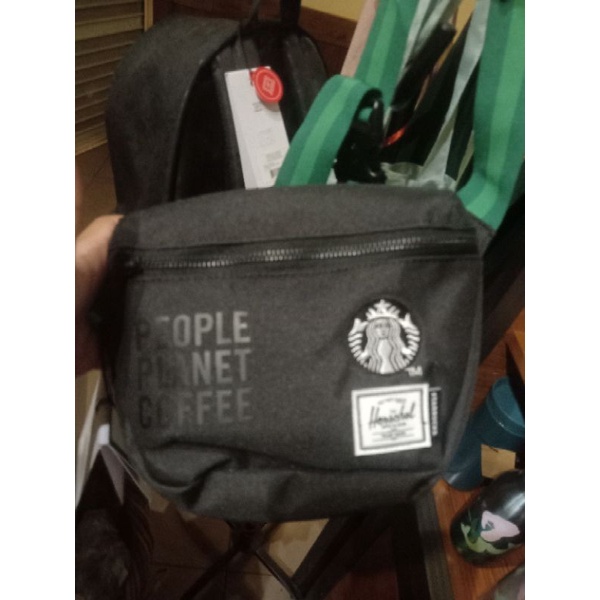 Starbucks X Herschel Bag Tas selempang. Limited Edition