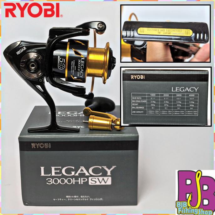 Open Ds] Reel Pancing Ryobi Legacy 3000Hp Sw 3000 Hp Sw - 3000