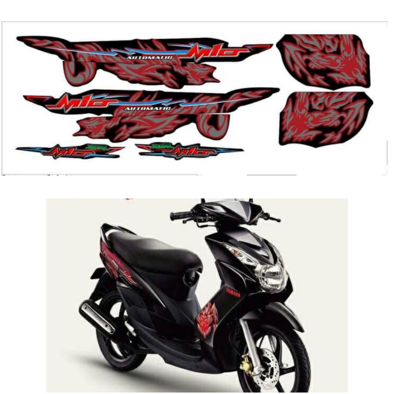 striping soul mx dragon hitam