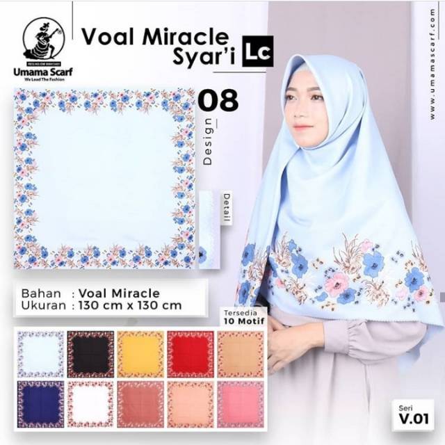 Voal Miracle Square 130x130 Umama Scarf