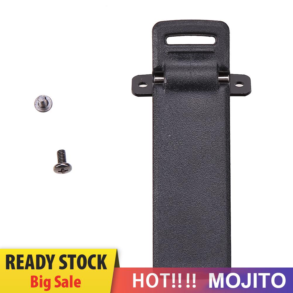 MOJITO 2Pcs Walkie Talkie Spare Back Belt Clip for Baofeng 2-way Radio UV5R